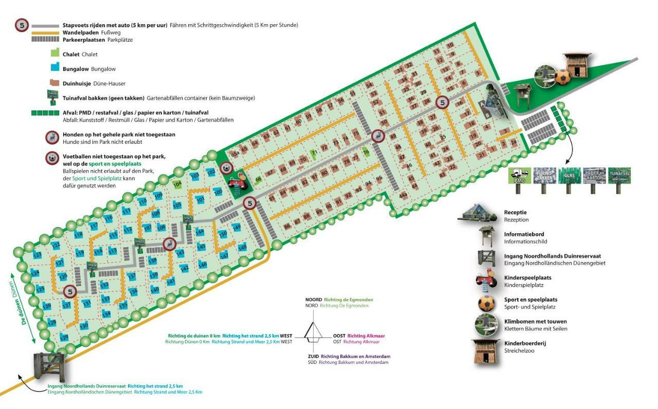 إيجموند-بينن Bungalows - Bungalowpark Mooyeveld - Uniek Gelegen In De Duinen! المظهر الخارجي الصورة